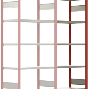 Ausverkauf Regalwerk BERT Schwerlastregal 350 6 Anbaufeld 2500 x 1285 x 500 mm - RAL 3000