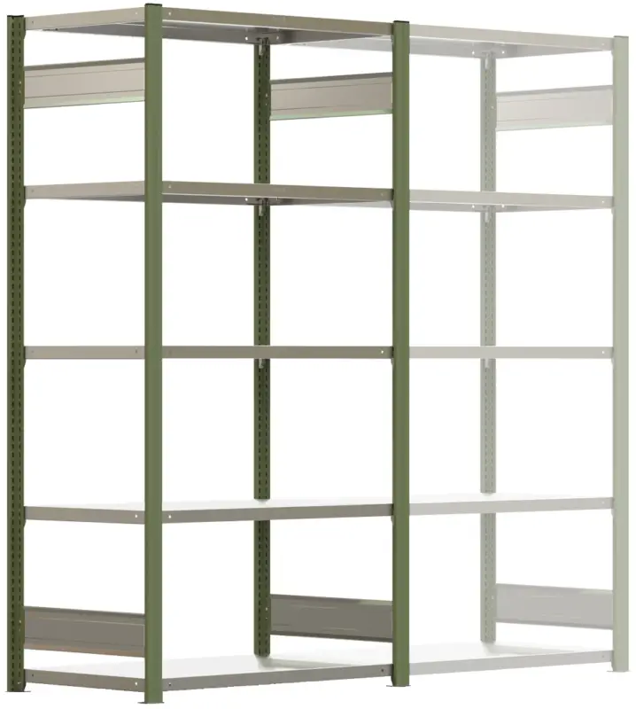 Sofort Bestellen Regalwerk BERT Schwerlastregal 350 7 Grundfeld 3000 x 1005 x 600 mm - RAL 6011