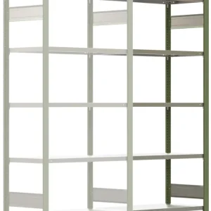 Ausverkauf Regalwerk BERT Schwerlastregal 350 6 Anbaufeld 2500 x 1285 x 500 mm - RAL 6011