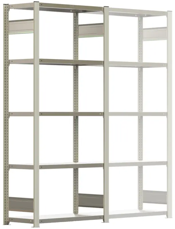Neu Im Sortiment Regalwerk BERT Schwerlastregal 350 7 Grundfeld 3000 x 875 x 400 mm - RAL 7035