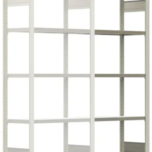 Beliebt Regalwerk BERT Schwerlastregal 350 7 Anbaufeld 3000 x 875 x 400 mm - RAL 7035