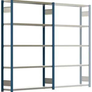 Begrenztes Angebot Regalwerk BERT Schwerlastregal 350 6 Grundfeld 2500 x 1285 x 300 mm - RAL 5010