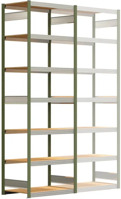 Online Kaufen Regalwerk BERT Großfachregal 250 7 Grundfeld 3000 x 1005 x 600 mm - RAL 6011