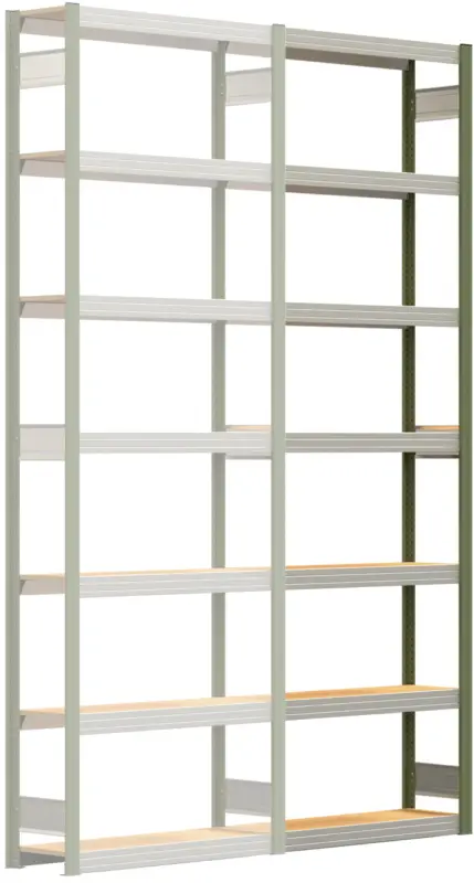 Direktkauf Regalwerk BERT Großfachregal 250 7 Anbaufeld 3000 x 1005 x 300 mm - RAL 6011