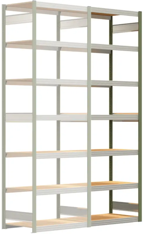 Versand Am Gleichen Tag Regalwerk BERT Großfachregal 250 7 Anbaufeld 3000 x 1005 x 600 mm - RAL 6011