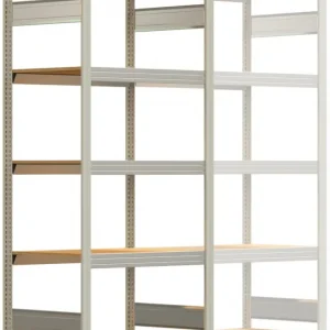 Zertifiziert Regalwerk BERT Großfachregal 250 5 Grundfeld 2000 x 875 x 600 mm - RAL 7035