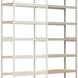 Angebot Regalwerk BERT Großfachregal 250 7 Anbaufeld 3000 x 1285 x 500 mm - RAL 7035