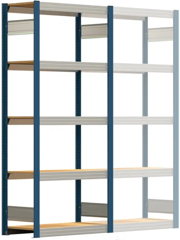 Neu Im Sortiment Regalwerk BERT Großfachregal 250 5 Grundfeld 2000 x 875 x 400 mm - RAL 5010
