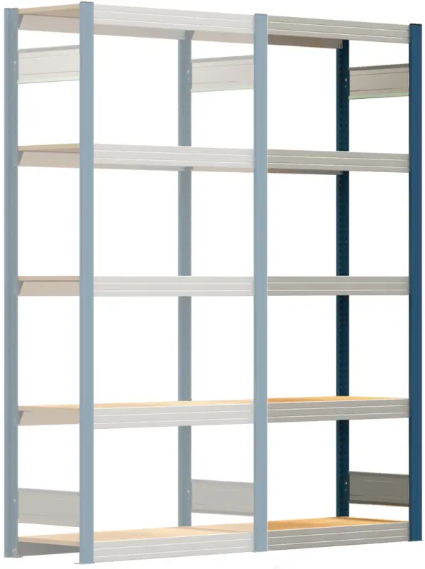 Neu Im Sortiment Regalwerk BERT Großfachregal 250 5 Anbaufeld 2000 x 875 x 400 mm - RAL 5010