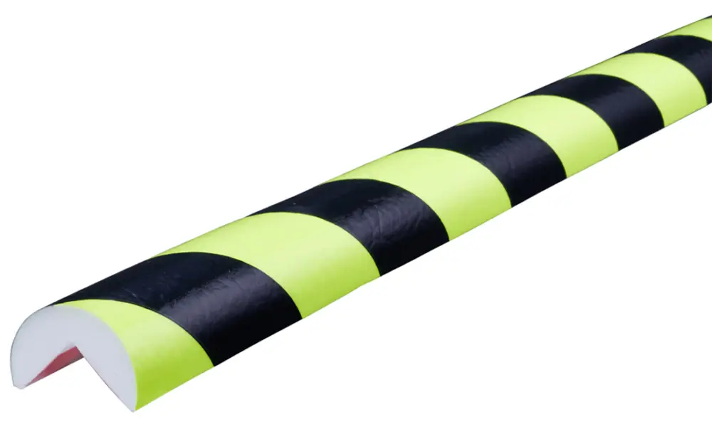 Angebot Knuffi Eckschutzprofil Typ A Ø 40 mm neon schwarz PU - 5,00 m Standard