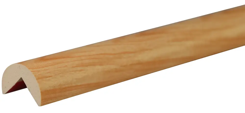 Schnäppchen Knuffi Eckschutzprofil Typ A Ø 40 mm Holz natur PU - 5,00 m Standard