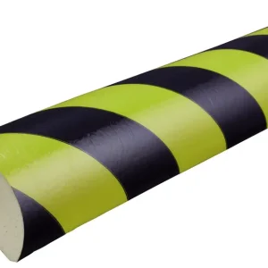Knuffi Eckschutzprofil Typ A+ Ø 60 mm neon schwarz PU - 1,00 m Standard Angebot