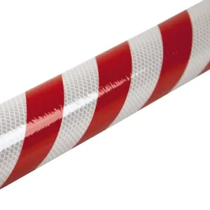 Markenware Knuffi Eckschutzprofil Typ A+ Ø 60 mm rot weiß PU - 1,00 m reflective Extra Strong