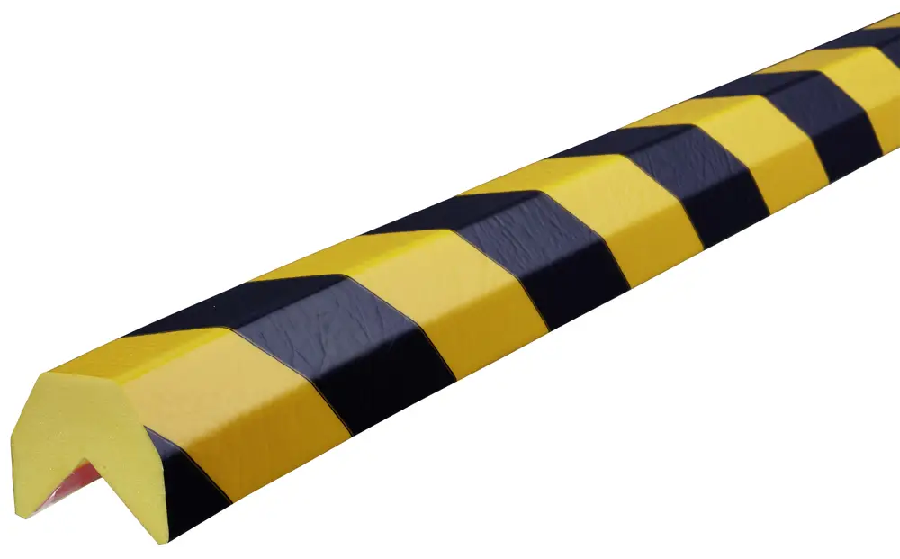 Neu Im Sortiment Knuffi Eckschutzprofil Typ AA 40 x 36 mm gelb schwarz PU - 5,00 m Standard