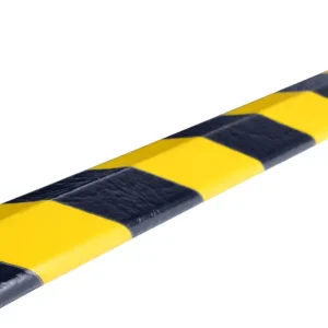 Knuffi Eckschutzprofil Typ W 14 x 26 mm gelb schwarz PU - 5,00 m Standard Geprüft