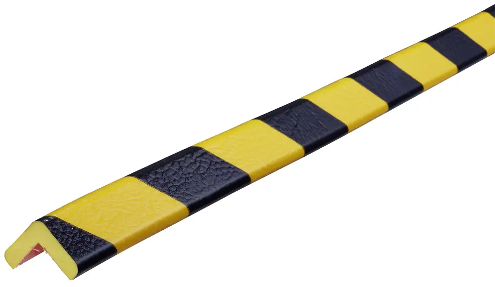 Neu Knuffi Eckschutzprofil Typ E 26 x 26 mm gelb schwarz PU - 50,00 m Standard