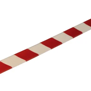 Knuffi Eckschutzprofil Typ E 26 x 26 mm rot weiß PU - 50,00 m Standard Expressversand