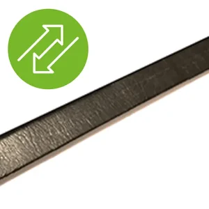 Knuffi Eckschutzprofil Typ H 45 x 45 mm schwarz PU - 1,00 m Removable Online Kaufen