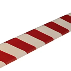 Saisonangebot Knuffi Eckschutzprofil Typ H+ 60 x 60 mm rot weiß PU - 1,00 m Standard