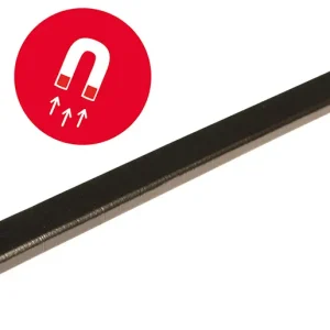 Must-Have Knuffi Wandschutz Profil Typ F 40 x 11 mm schwarz PU - 1,00 m Magnetic