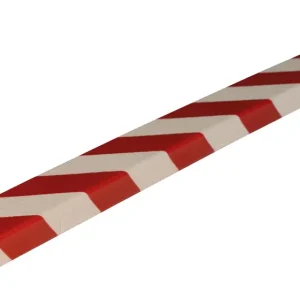 Wochenendangebot Knuffi Wandschutz Profil Typ D 50 x 20 mm rot weiß PU - 5,00 m Standard