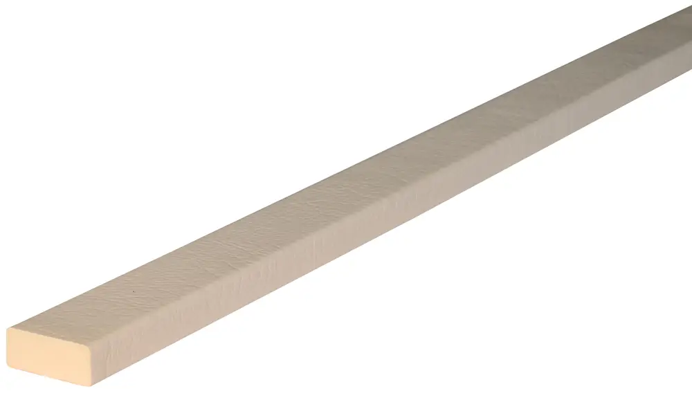Knuffi Wandschutz Profil Typ D 50 x 20 mm weiß PU - 1,00 m Standard Begrenztes Angebot