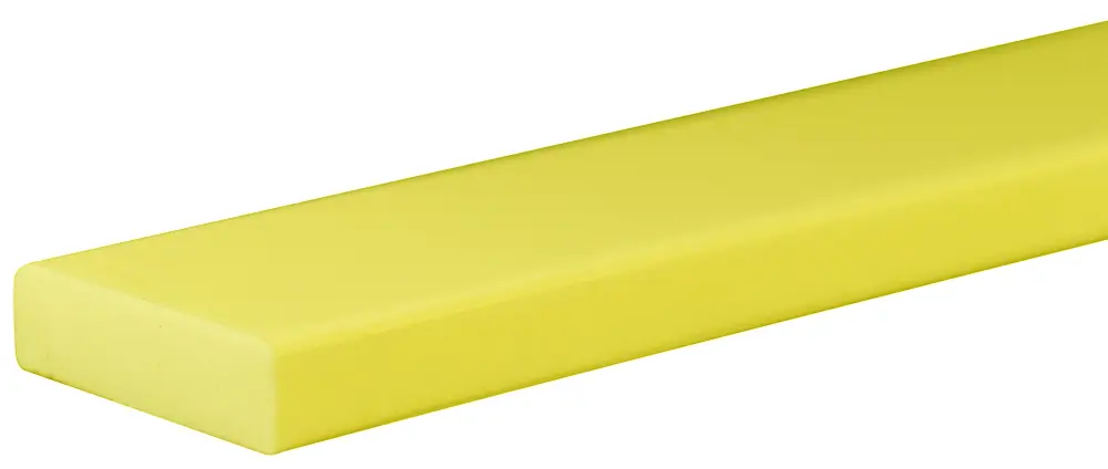 Schnäppchen Knuffi Wandschutz Profil Typ S 75 x 20 mm gelb PU - 1,00 m Standard