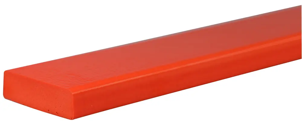 Mega-Angebot Knuffi Wandschutz Profil Typ S 75 x 20 mm rot PU - 1,00 m Standard