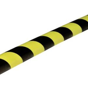 Angebot Knuffi Kantenschutzprofil Typ B Ø 40 mm neon schwarz PU - 5,00 m Standard