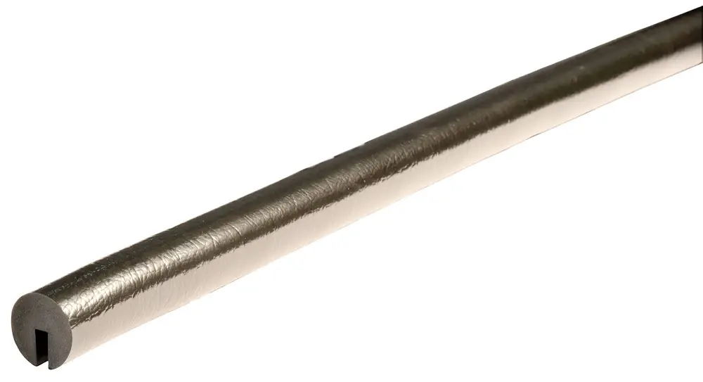 Knuffi Kantenschutzprofil Typ B Ø 40 mm silber PU - 1,00 m Standard Wochenendangebot