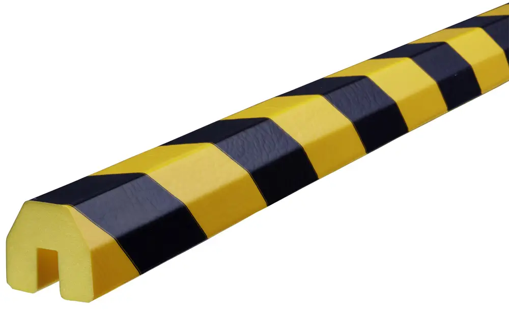 Nur Heute Knuffi Kantenschutzprofil Typ BB 40 x 36 mm gelb schwarz PU - 5,00 m Standard