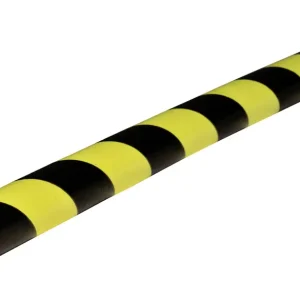 Preis Gesenkt Knuffi Kantenschutzprofil Typ B+ Ø 50 mm neon schwarz PU - 1,00 m Standard