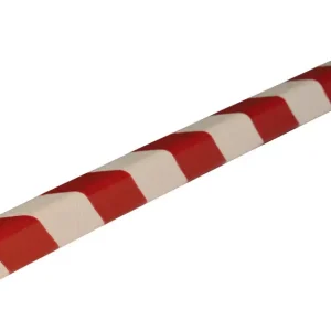 Knuffi Kantenschutzprofil Typ G 26 x 30 mm rot weiß PU - 5,00 m Standard Bestseller