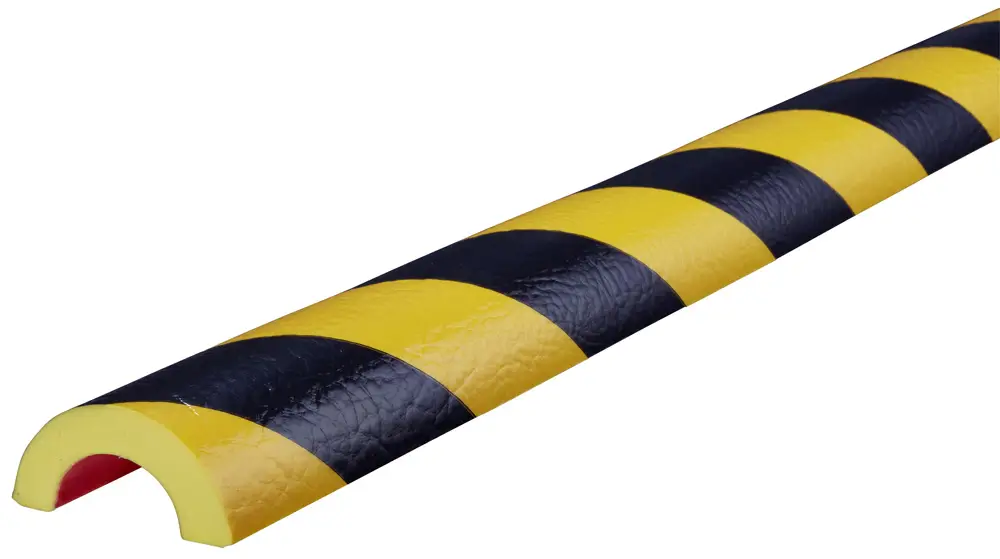 Knuffi Rohrschutz Profil Typ R30 Ø 30 mm gelb schwarz PU - 50,00 m Standard Neue Ware