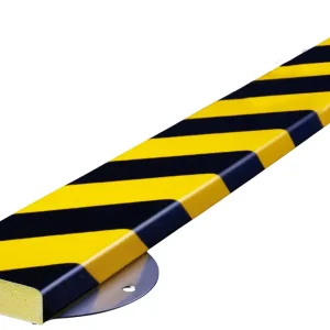 Bestpreis Knuffi Schutzprofil Kit Typ S 75 x 20 mm gelb schwarz PU - 1,00 m
