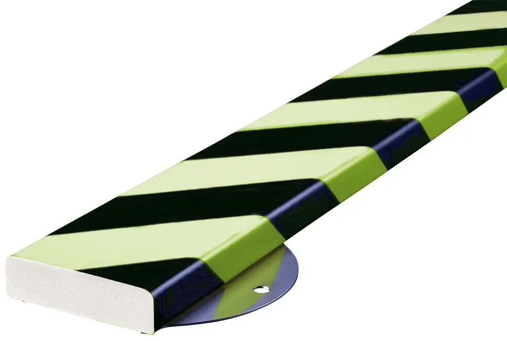 Knuffi Schutzprofil Kit Typ S 75 x 20 mm neon schwarz PU - 1,00 m Expressversand