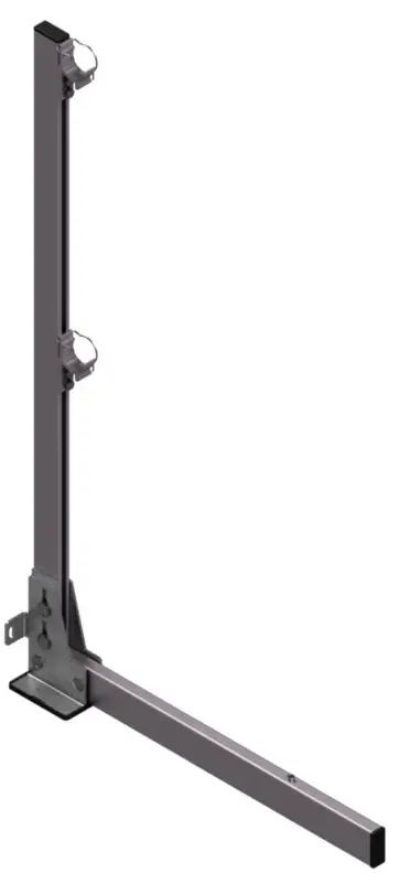 Markenware Hymer HYGHTS Geländersystem Pfosten starr - Auslegerlänge 0,84 m