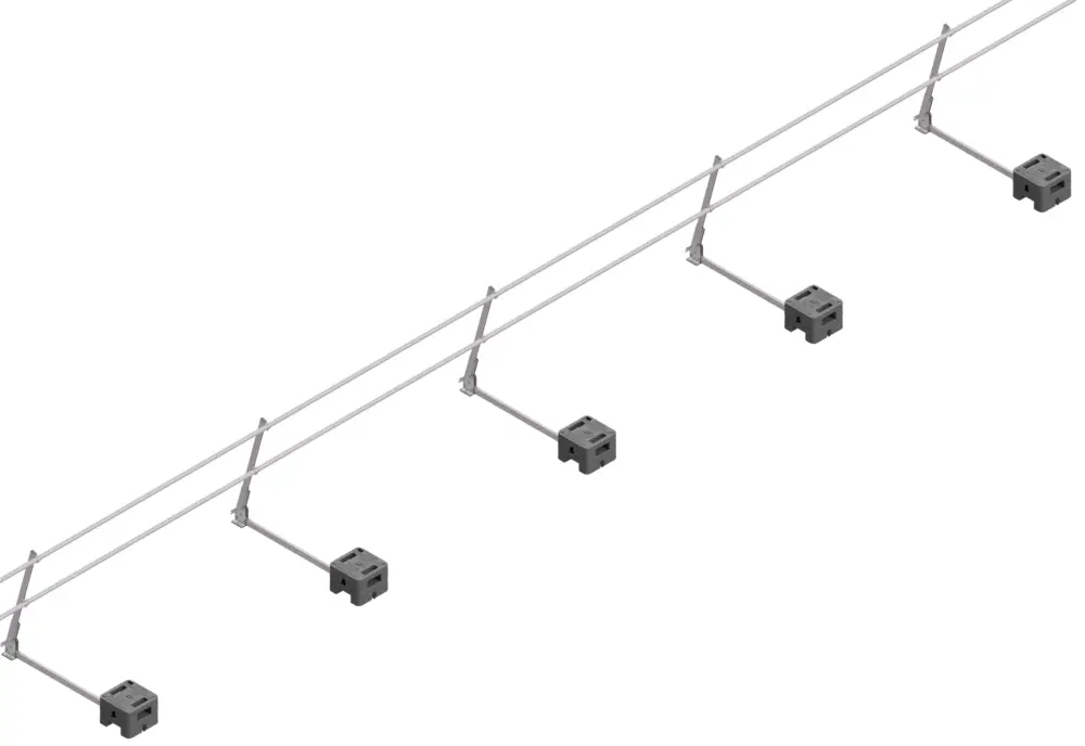 Hymer HYGHTS Flachdach Geländersystem neigbar mit langem Ausleger - 60,00 m Top-Angebot