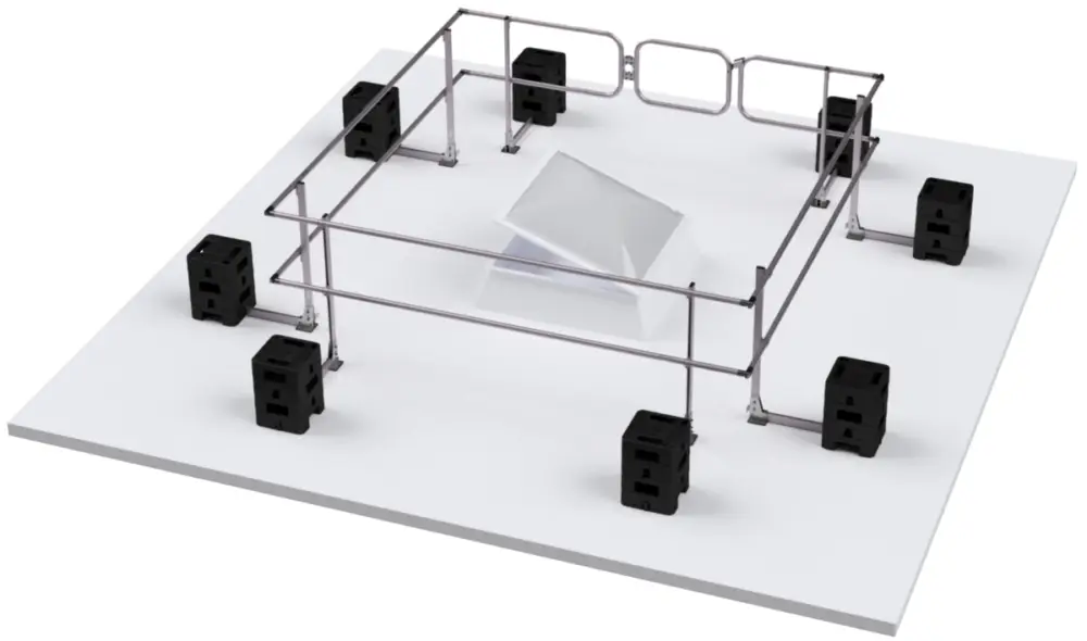Mega-Angebot Hymer HYGHTS Lichtkuppel Geländersystem mit Durchgang 3,00 x 3,00 m