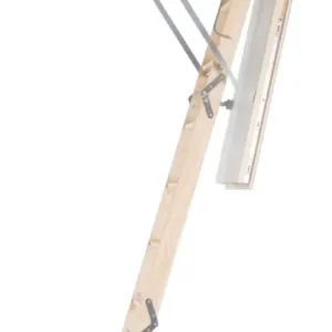 Markenprodukt Roto Bodentreppe Holz Designo Raumhöhe 230 - 280 cm Rohbaumaß 140 x 70 cm