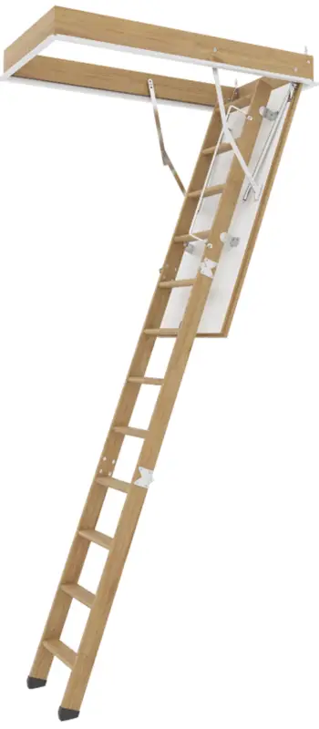 Neu Im Sortiment Roto Bodentreppe Holz StartStep Raumhöhe 220 - 285 cm Rohbaumaß 120 x 60 cm