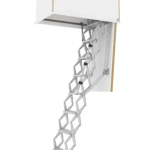 Knallerangebot Roto Dachlukentreppe Scherentreppe Aluminium Exklusiv Raumhöhe 220 - 309 cm Rohbaumaß 130 x 70 cm