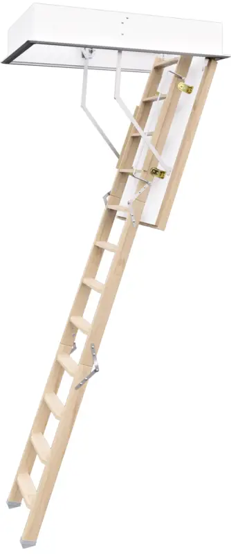 Saisonangebot Roto Brandschutz Bodentreppe Holz profiLine EI2 60 Raumhöhe 234 - 276 cm Rohbaumaß 120 x 70 cm