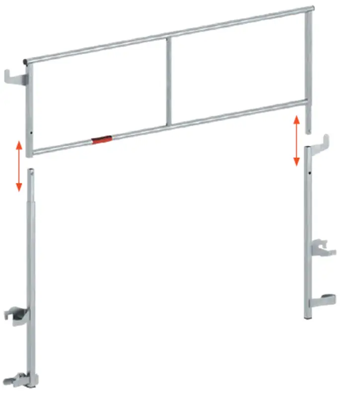 Layher Blitz Stahl Kompaktgeländer Set 2,07 m Mega-Angebot