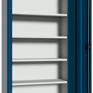 Direkt Vom Hersteller Pavoy Flügeltürenschrank mit Vollblechtüren 1950 x 1000 x 600 mm - 4 Fachböden pulverbeschichtet - RAL 7035 5010