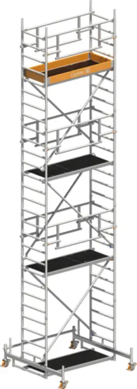 Sofort Bestellen Rollgerüst Layher Uni Leicht P2 SAFETY Plus 1423206 - Arbeitshöhe 8,26 m