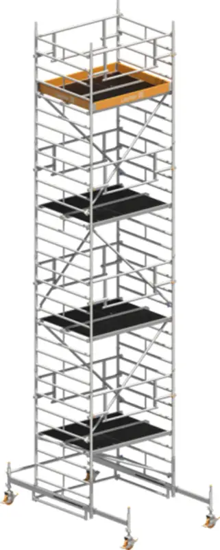 Expressversand Fahrgerüst Layher Uni Kompakt P2 SAFETY Plus hawego 1425007 - Arbeitshöhe 9,38 m