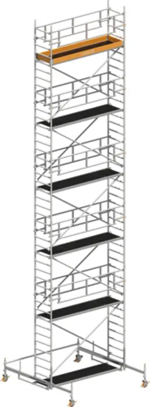 Fahrgerüst Layher Uni Standard P2 SAFETY Plus hawego 1421110 - Arbeitshöhe 12,38 m Direkt Vom Hersteller