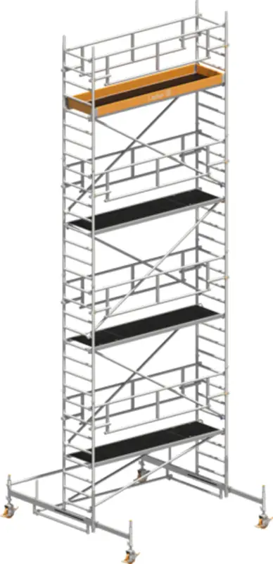 Fahrgerüst Layher Uni Standard P2 SAFETY Plus hawego 1421107 - Arbeitshöhe 9,38 m Bestseller