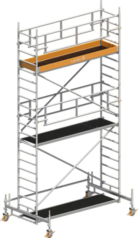 Top-Preis Fahrgerüst Layher Uni Standard P2 SAFETY Plus 1421104 - Arbeitshöhe 6,35 m
